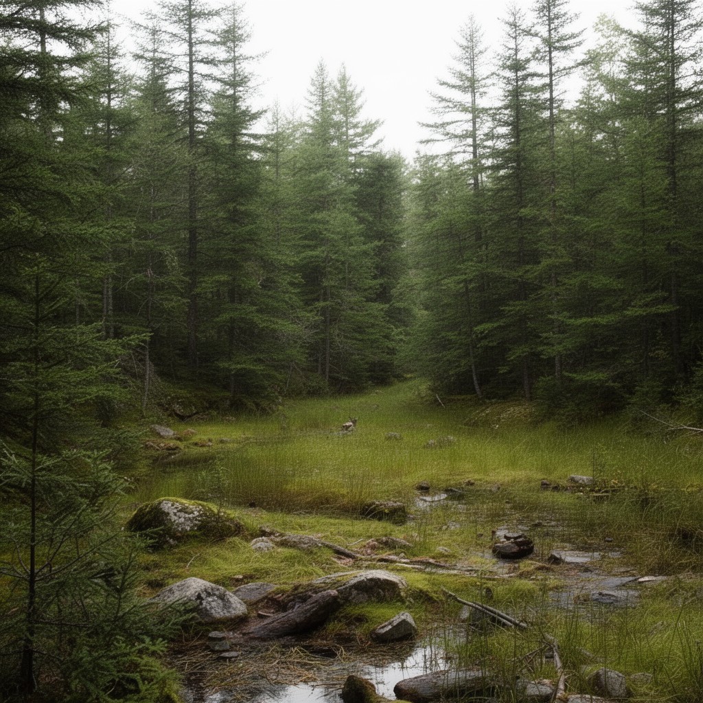 AI-generated illustration of Ha-De-Ron-Dah Wilderness Area