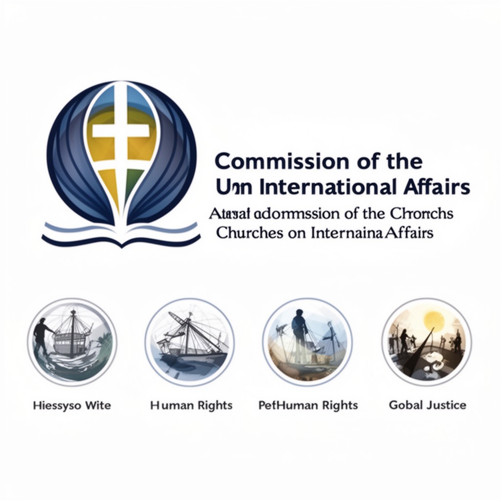 AI-generated illustration of Commission of the Churches on International Affairs