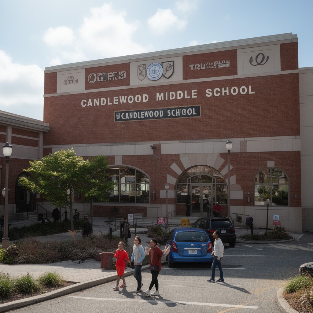 AI-generated illustration of Candlewood Middle School