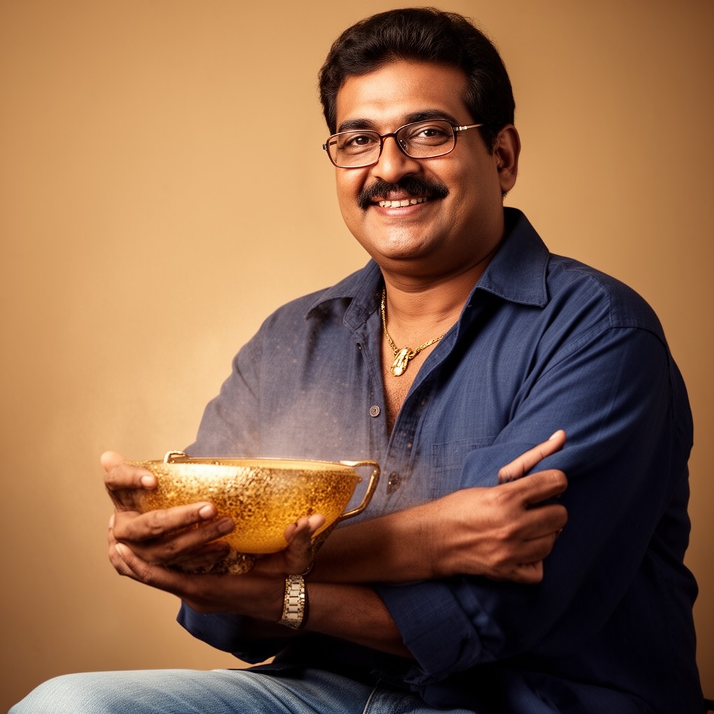 AI-generated illustration of K. Balaji