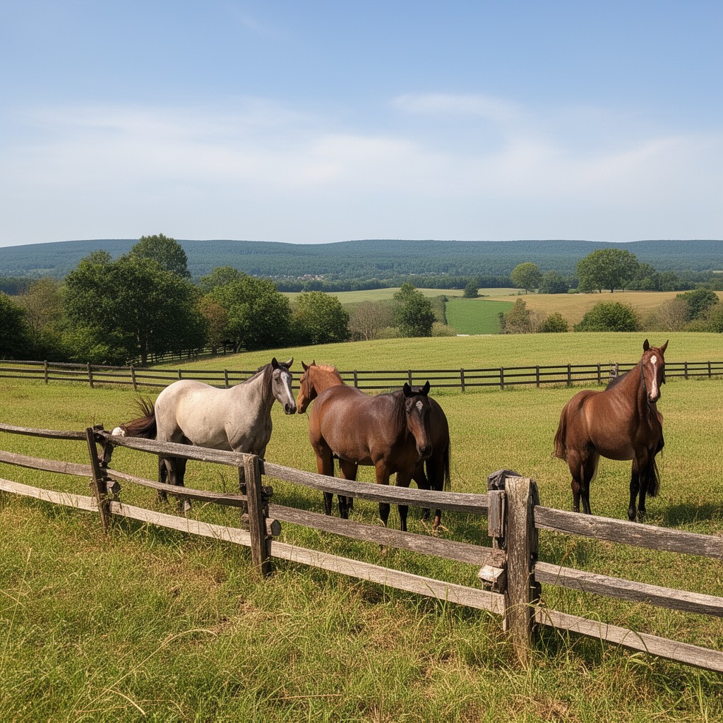 AI-generated illustration of Bourbon County, Kentucky