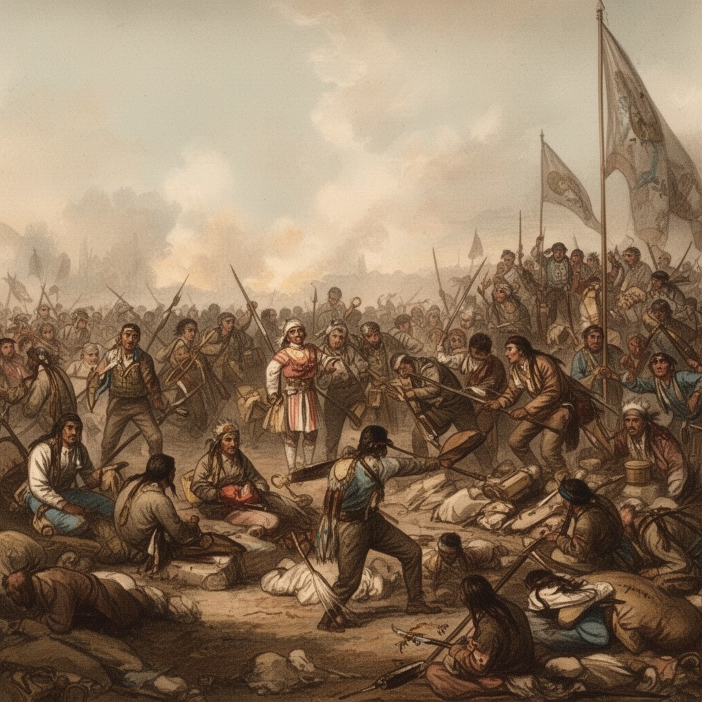 AI-generated illustration of Great Sioux War of 1876