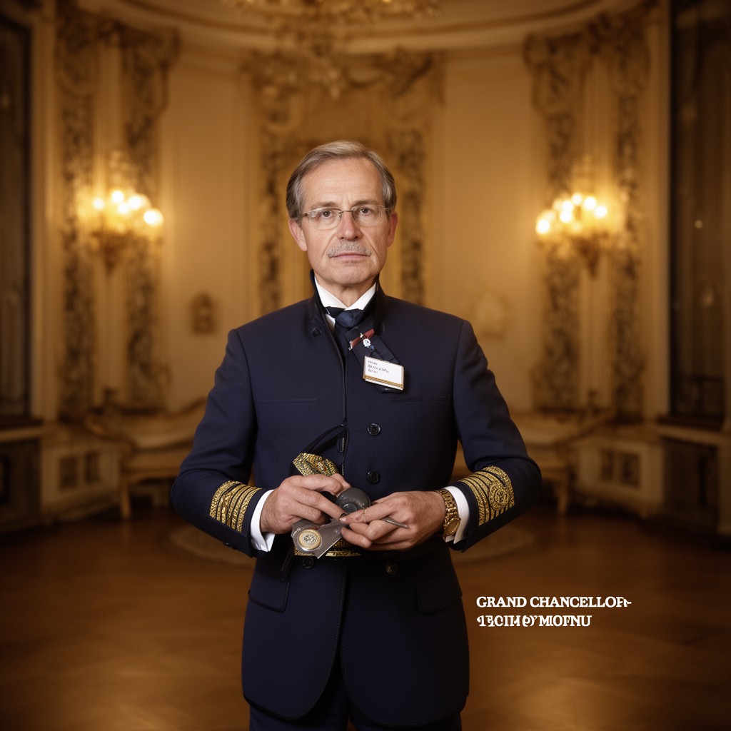 AI-generated illustration of Grand chancellor of the Légion d'honneur