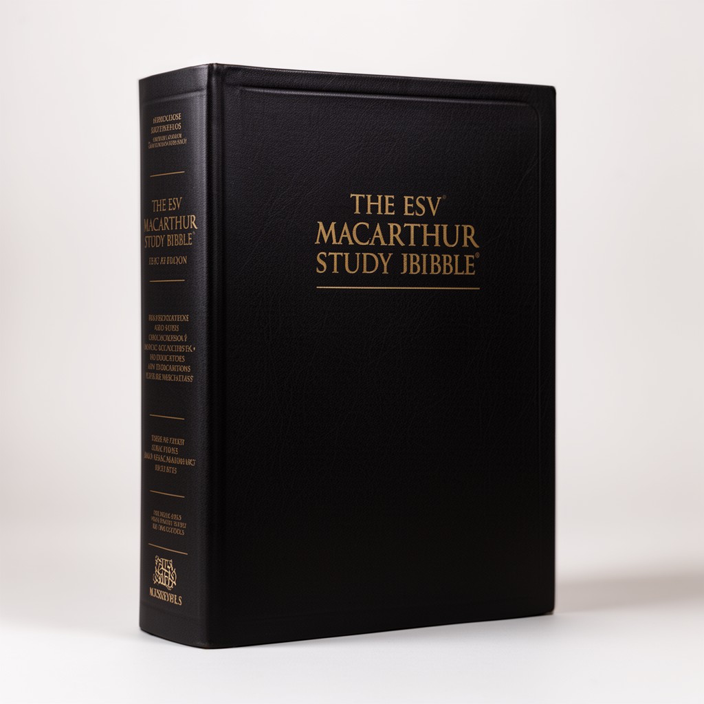 AI-generated illustration of ESV MacArthur Study Bible