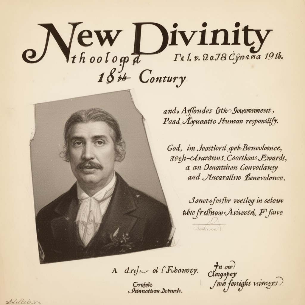 AI-generated illustration of New Divinity theology