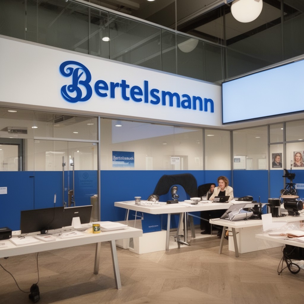 AI-generated illustration of Bertelsmann