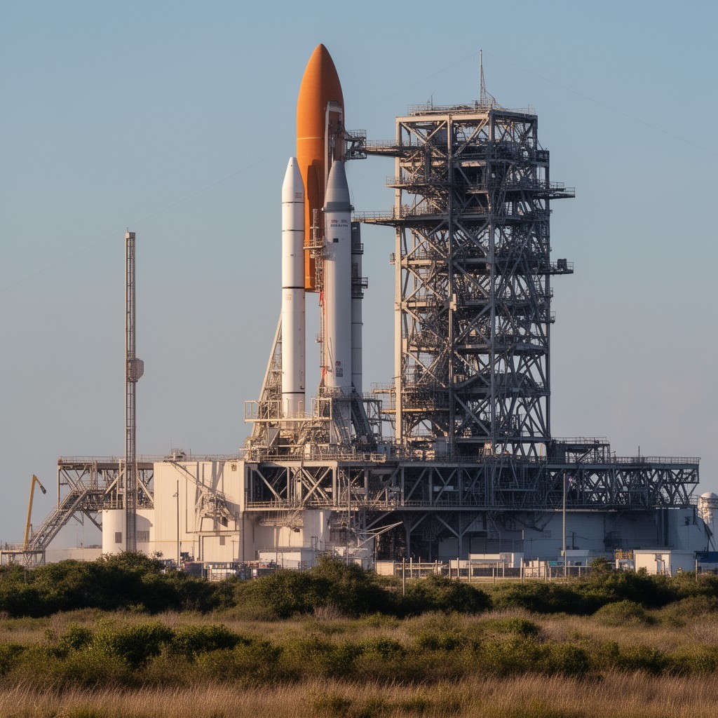 AI-generated illustration of Cape Canaveral LC-41