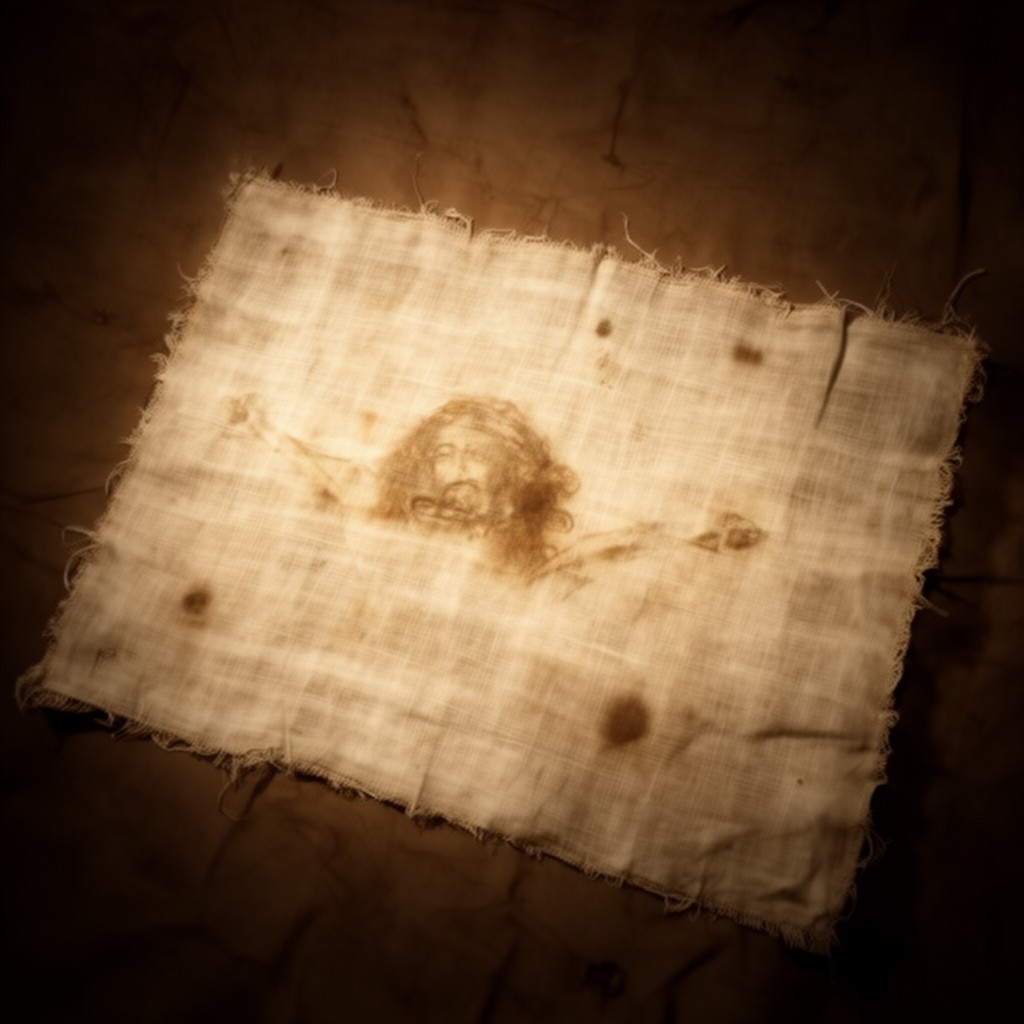AI-generated illustration of Shroud of Turin