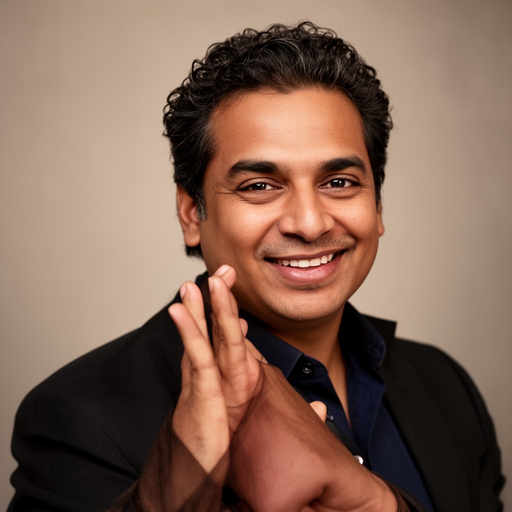 AI-generated illustration of A. R. Rahman