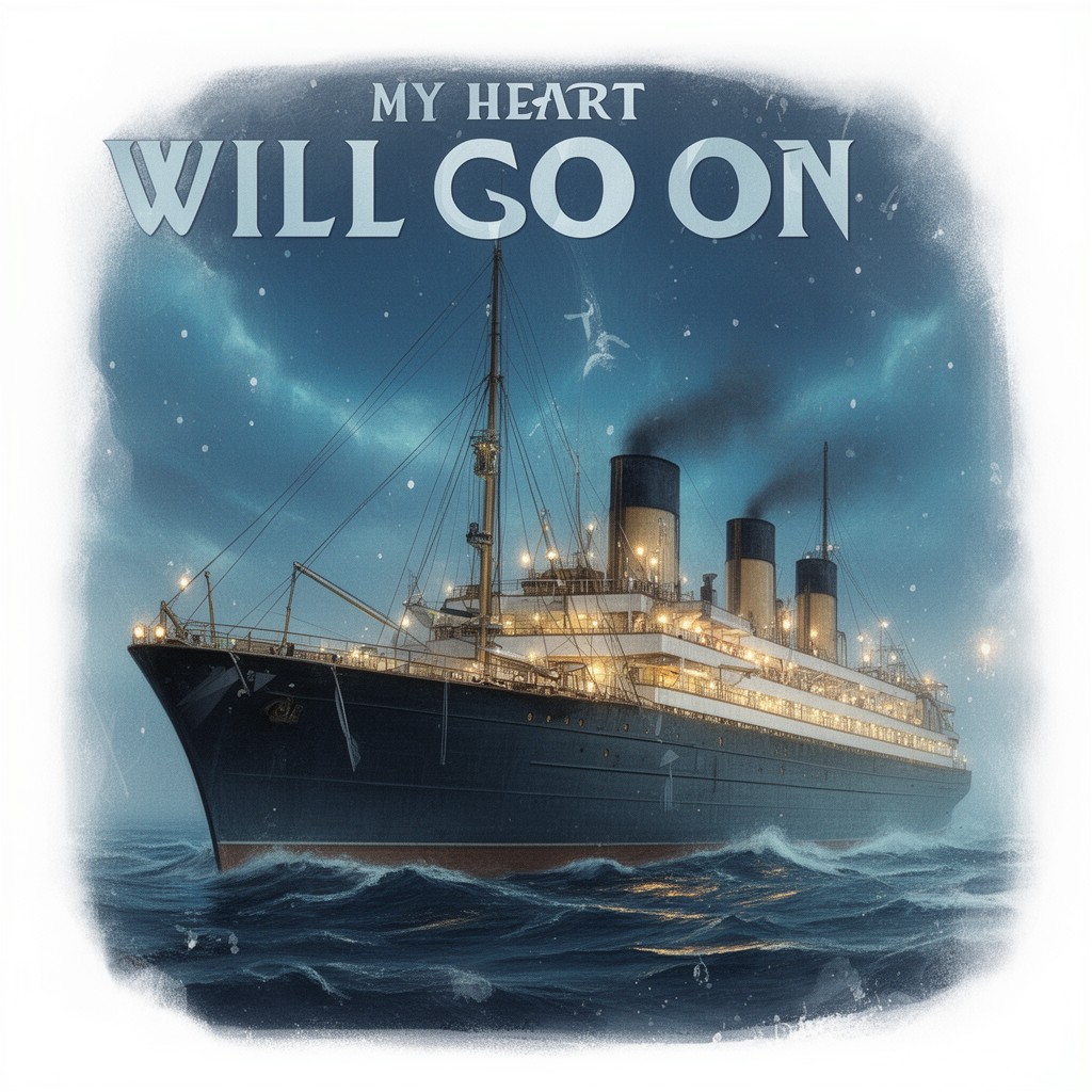 AI-generated illustration of My Heart Will Go On