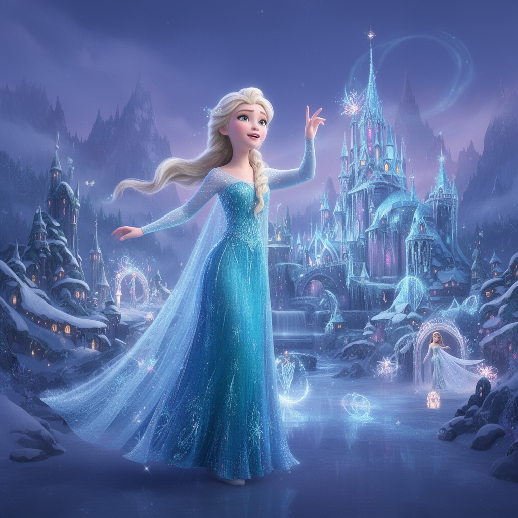 AI-generated illustration of Let It Go