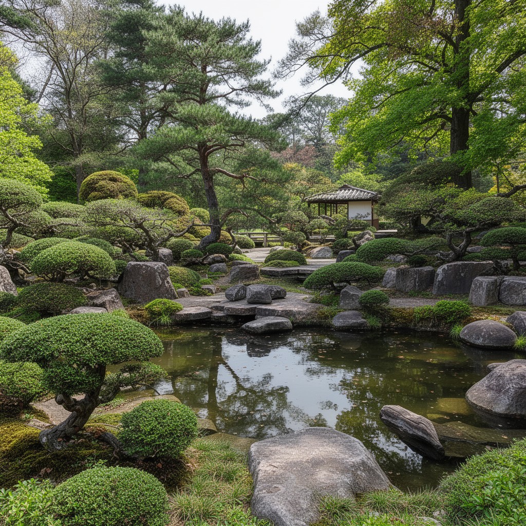 AI-generated illustration of Japanese Garden