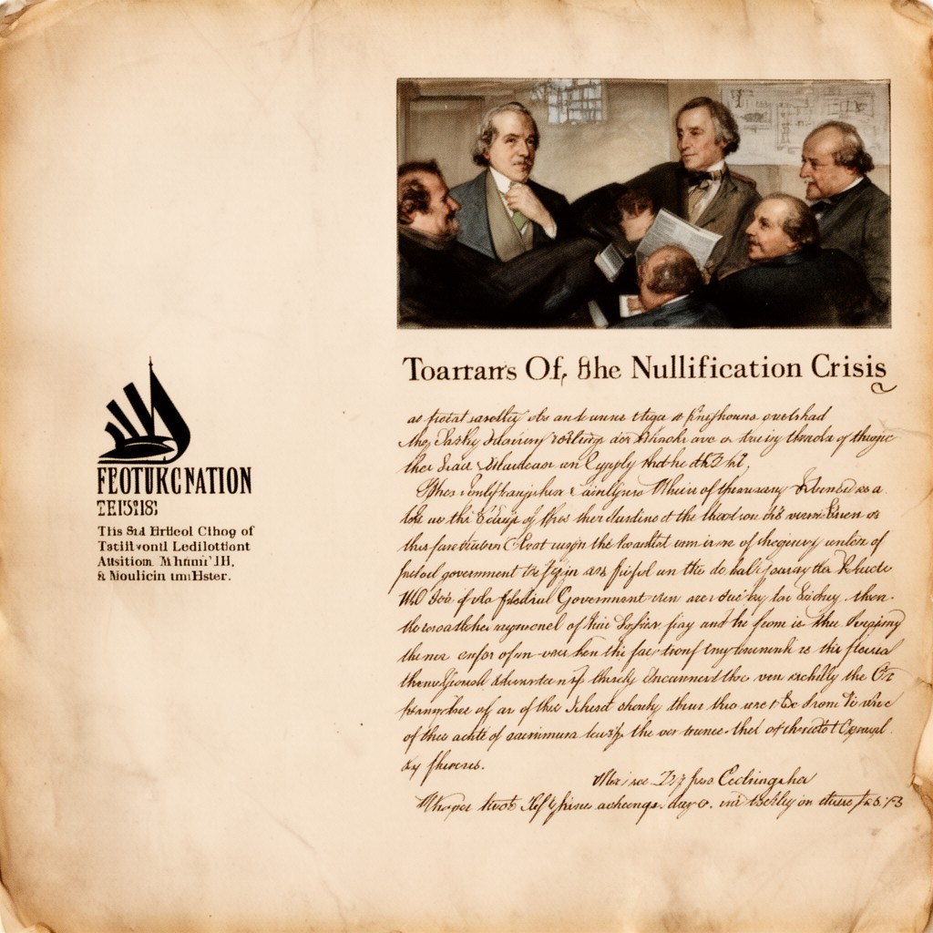 AI-generated illustration of Nullification Crisis
