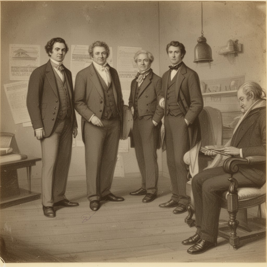AI-generated illustration of North Carolina leaders