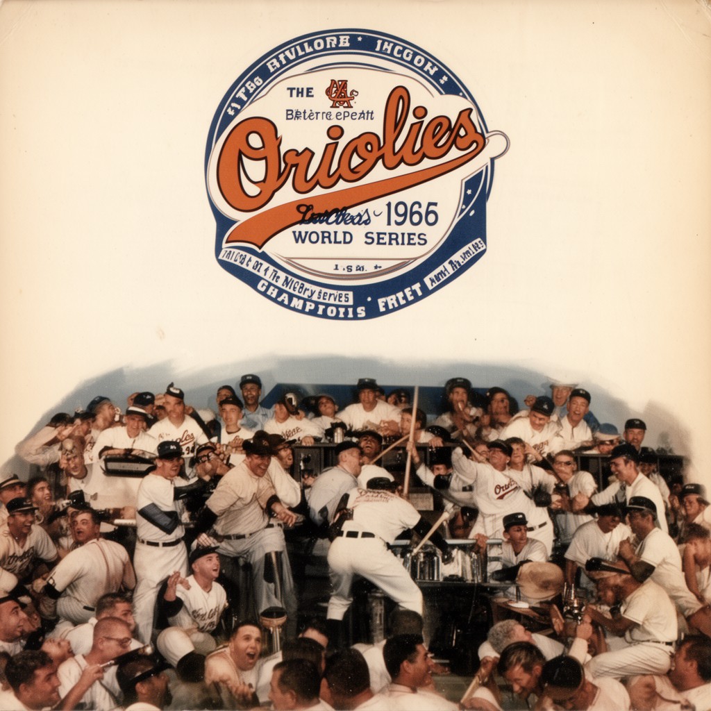 AI-generated illustration of 1966 World Series