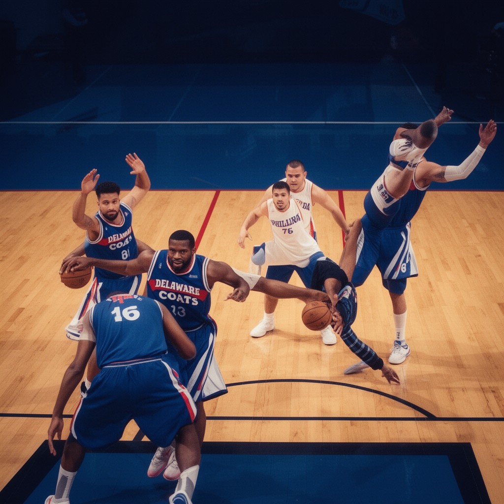 AI-generated illustration of Delaware Blue Coats