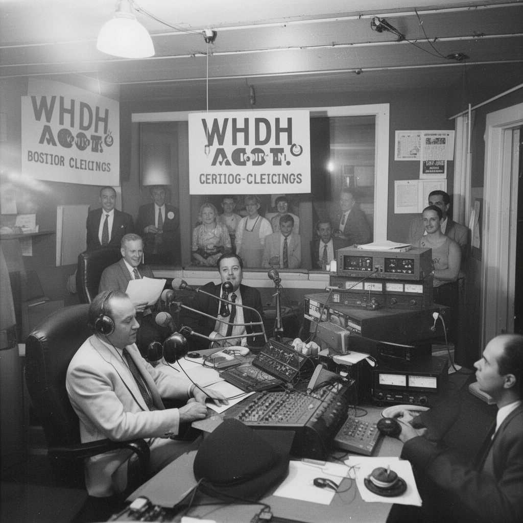 AI-generated illustration of WHDH radio