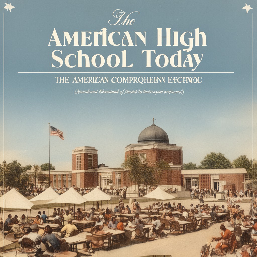 AI-generated illustration of The American High School Today