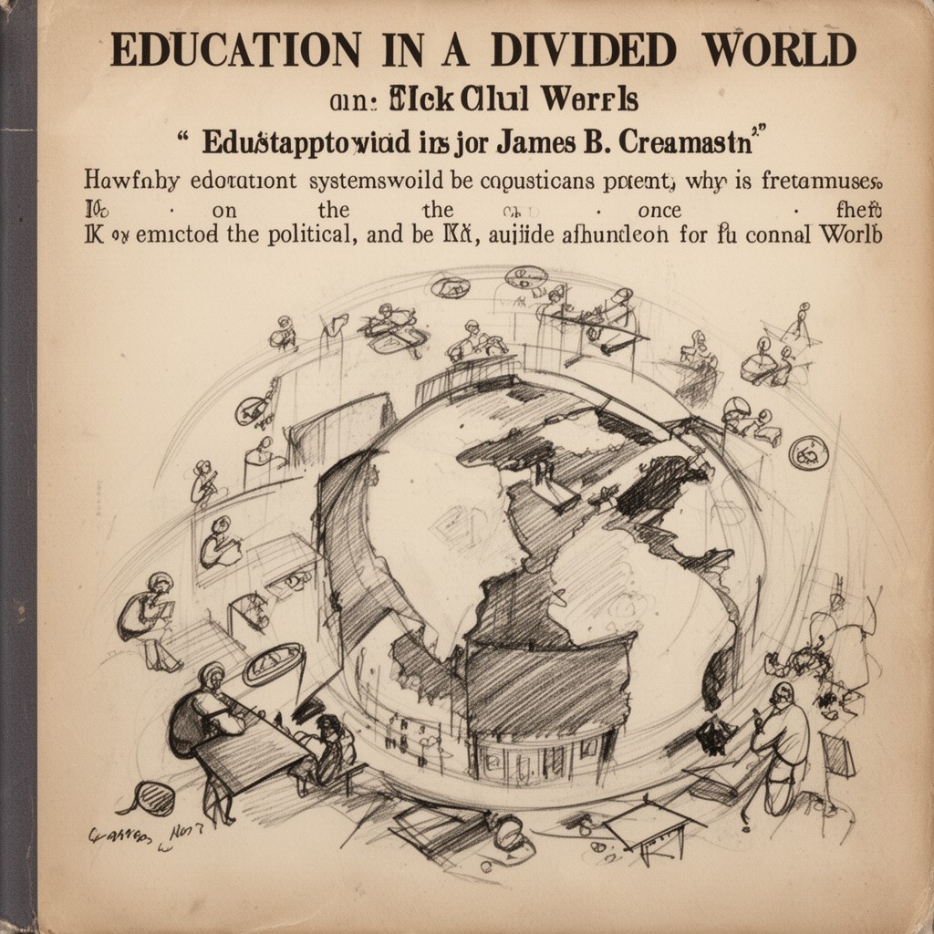 AI-generated illustration of Education in a Divided World