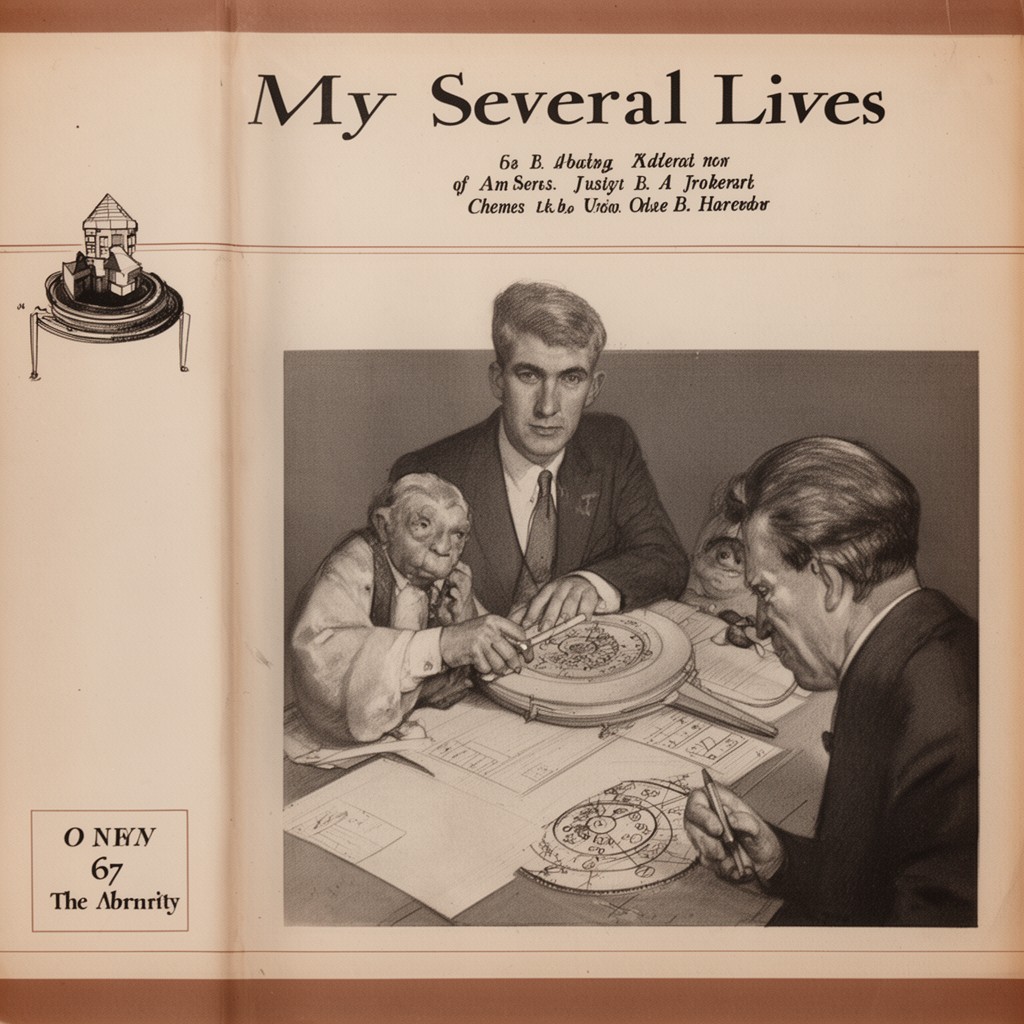 AI-generated illustration of My Several Lives