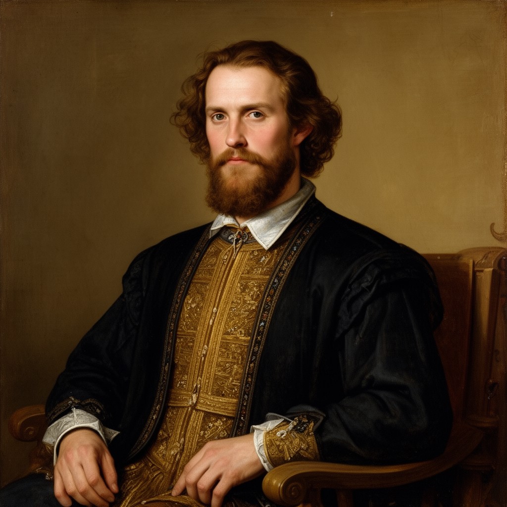 AI-generated illustration of Hans Holbein the Younger