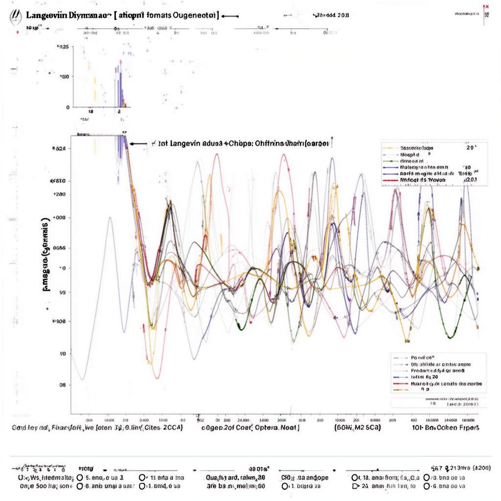 AI-generated illustration of Langevin dynamics