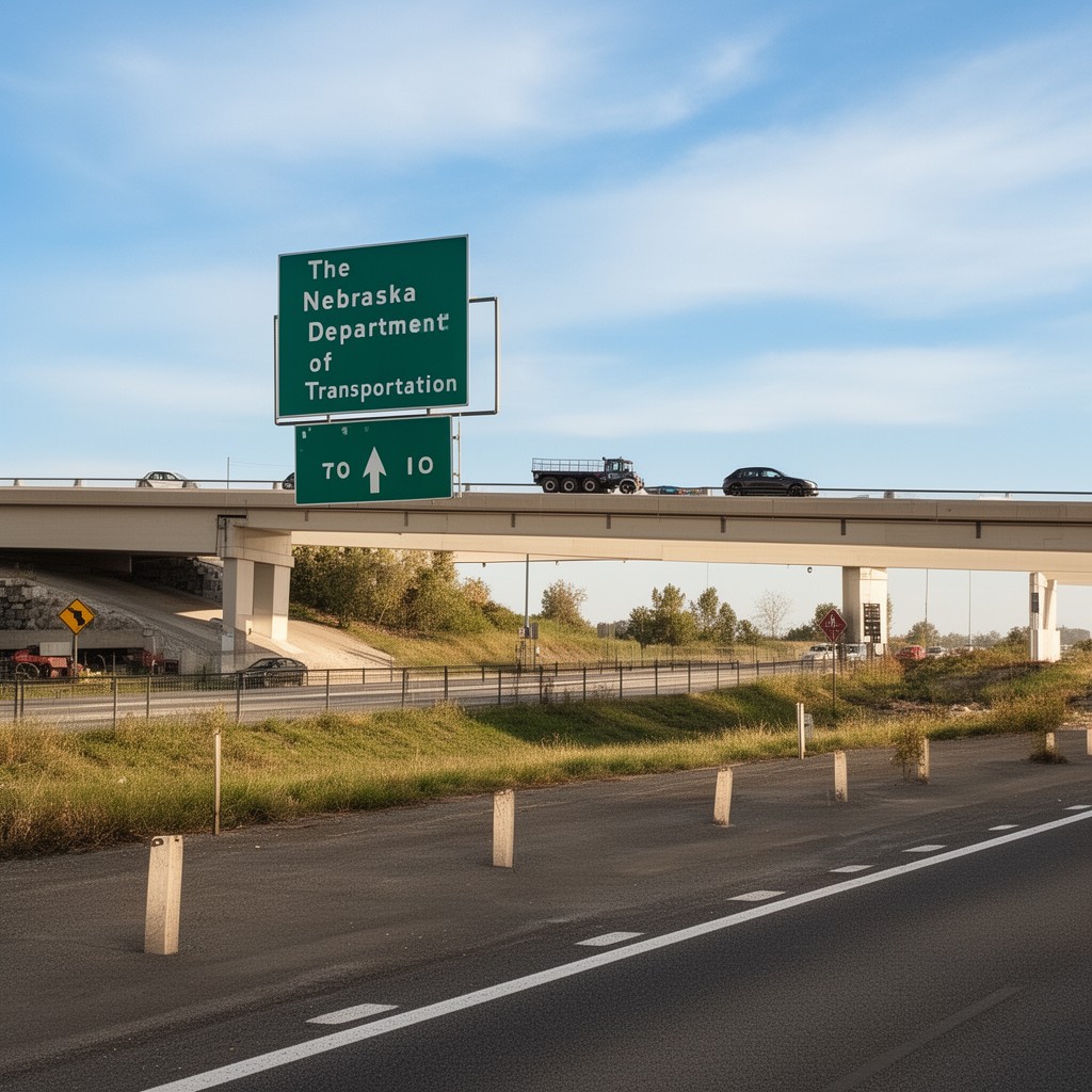 AI-generated illustration of Nebraska Department of Transportation
