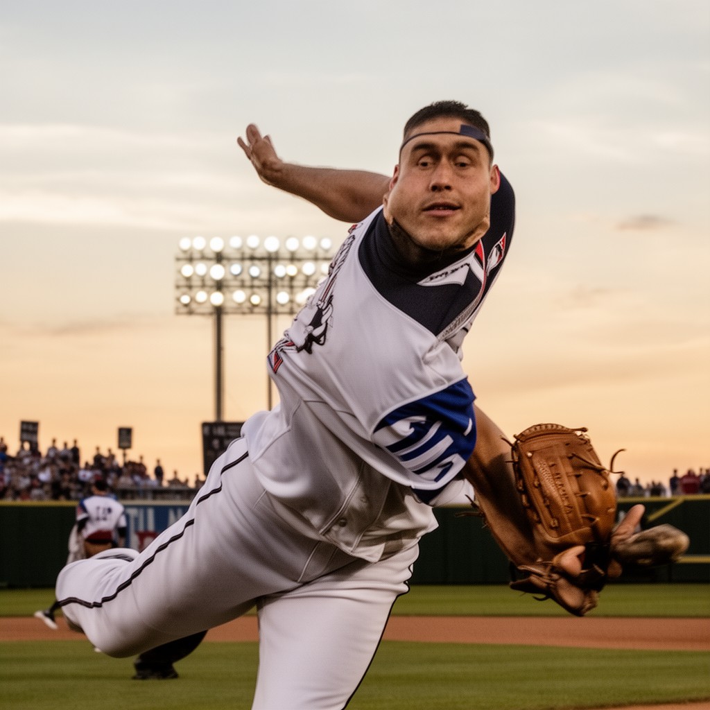 AI-generated illustration of MLB regular season