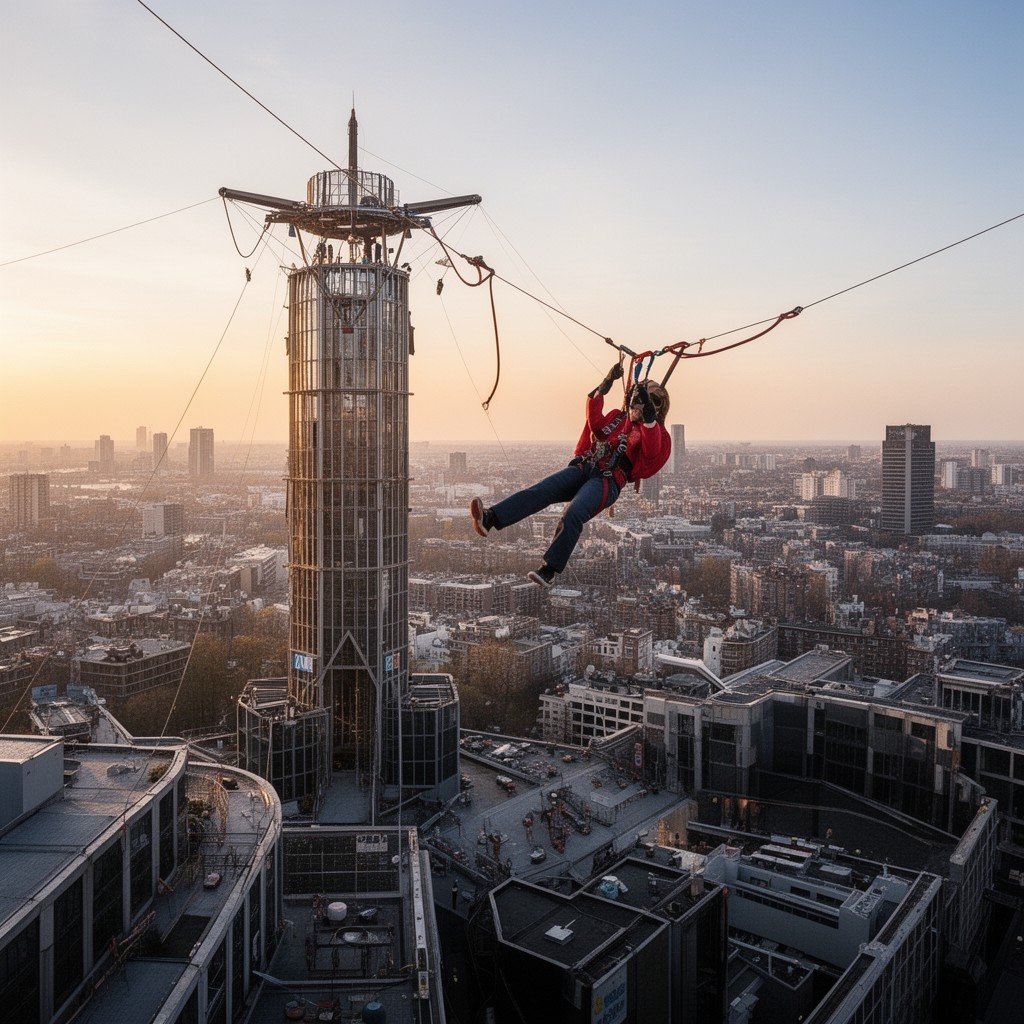 AI-generated illustration of Over The Edge swing