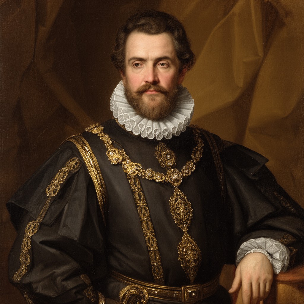 AI-generated illustration of Francisco Gómez de Sandoval y Rojas, Duke of Lerma