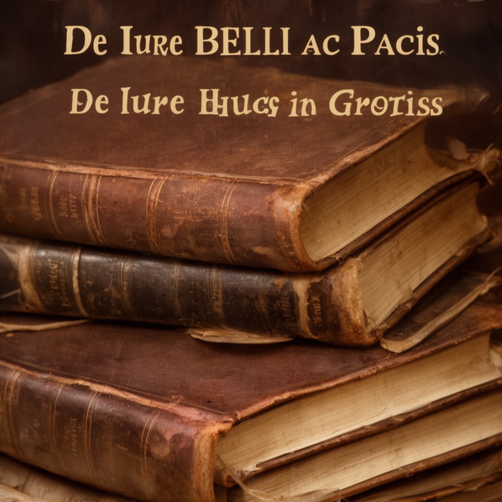 AI-generated illustration of De iure belli ac pacis