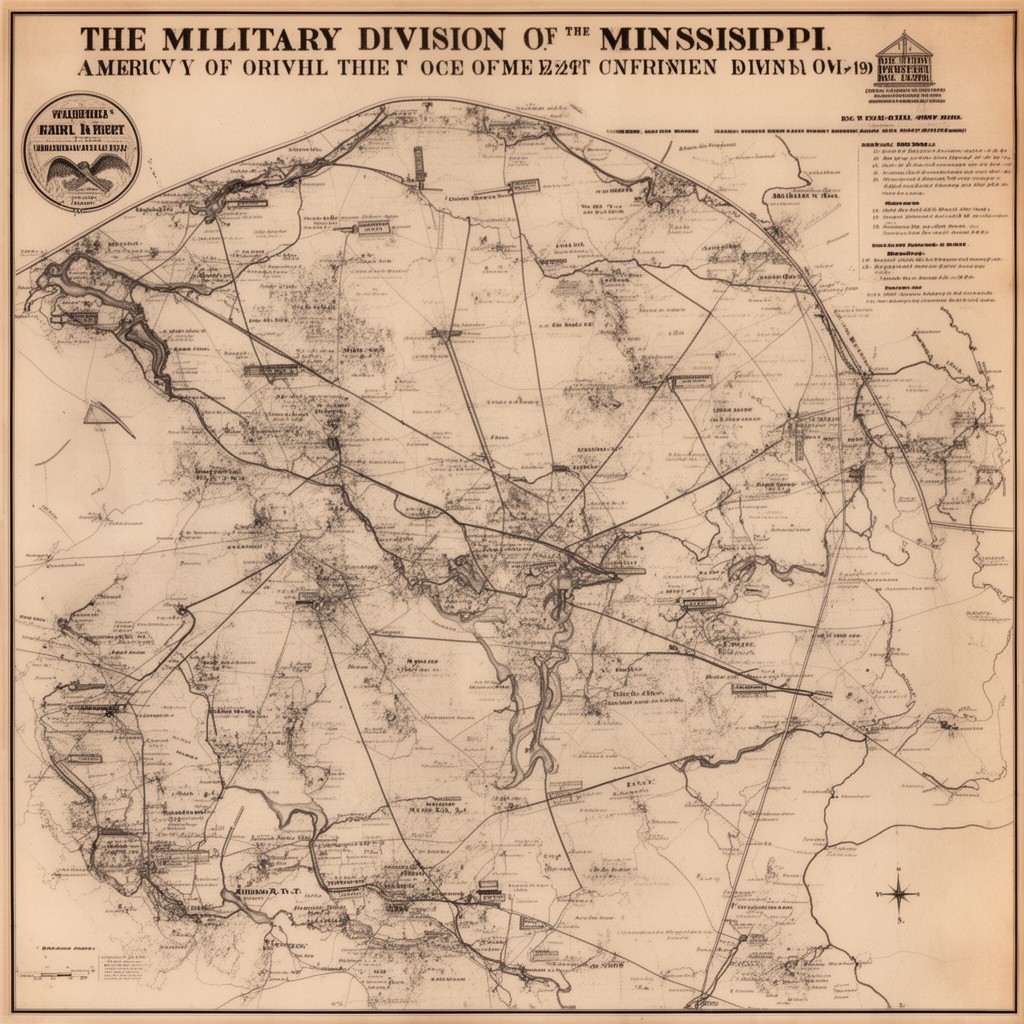 AI-generated illustration of Military Division of the Mississippi