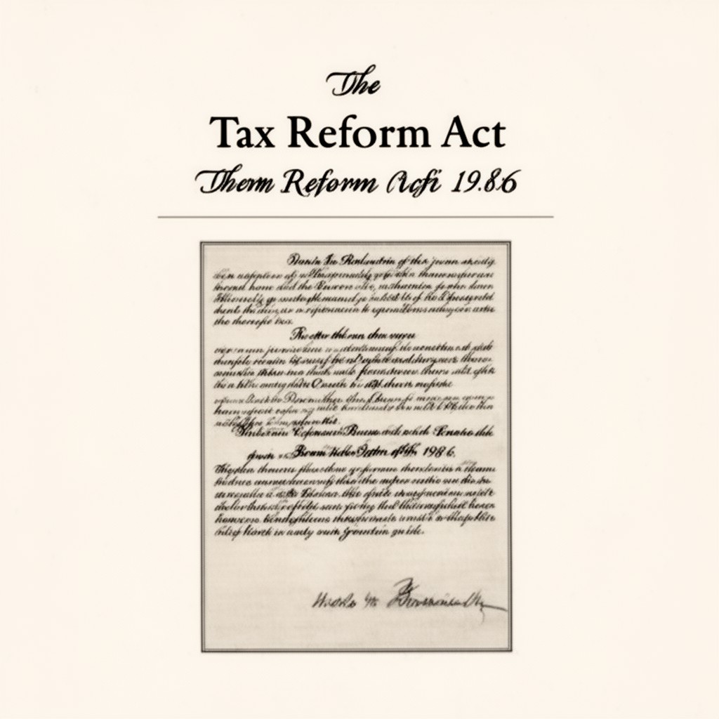 AI-generated illustration of Tax Reform Act of 1986