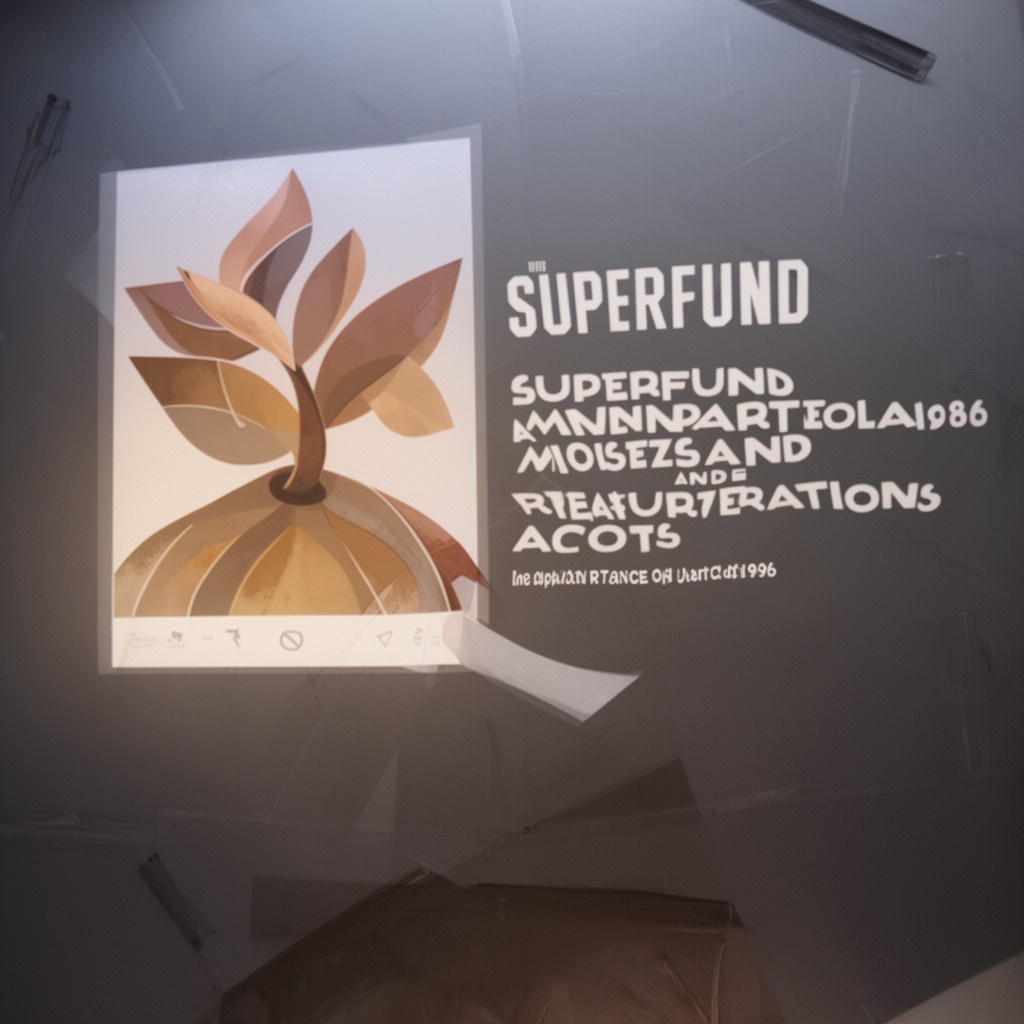 AI-generated illustration of Superfund Amendments and Reauthorization Act of 1986