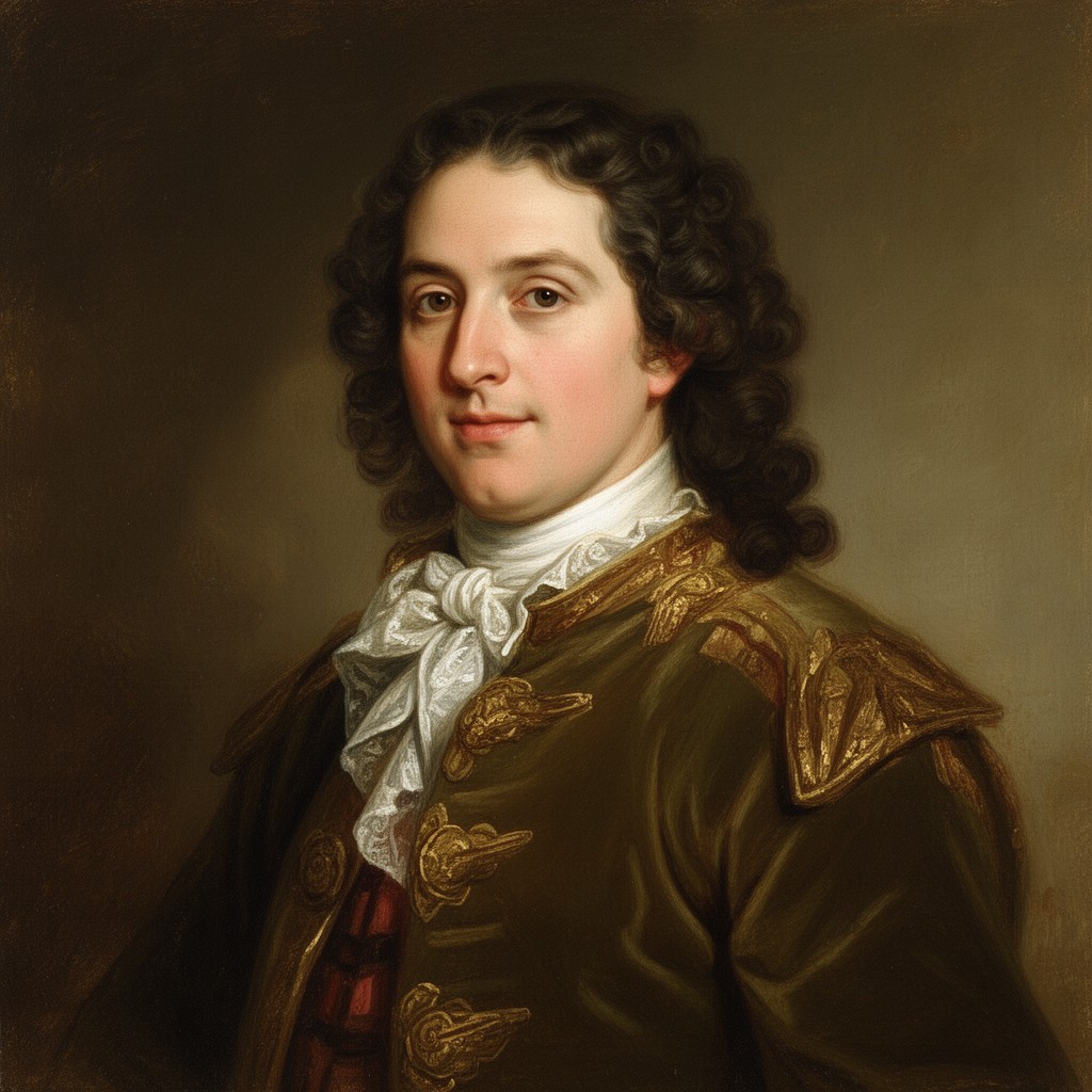AI-generated illustration of James Francis Edward Stuart