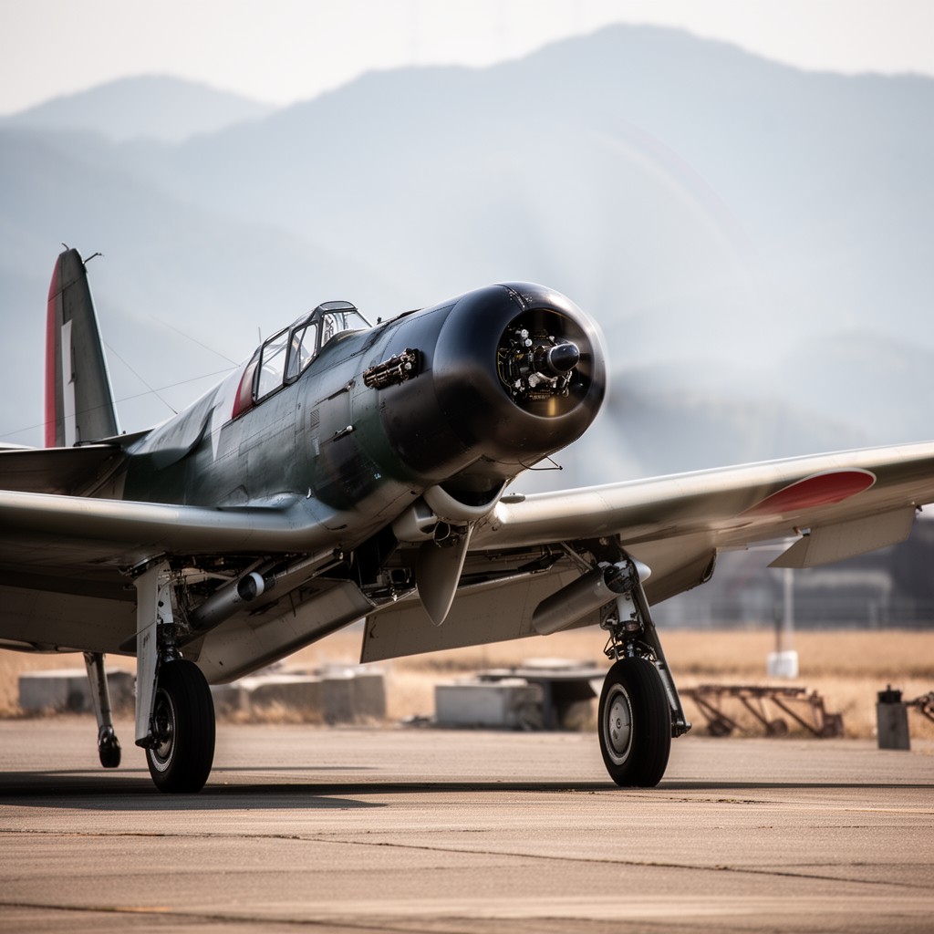 AI-generated illustration of Kawasaki Ki-61