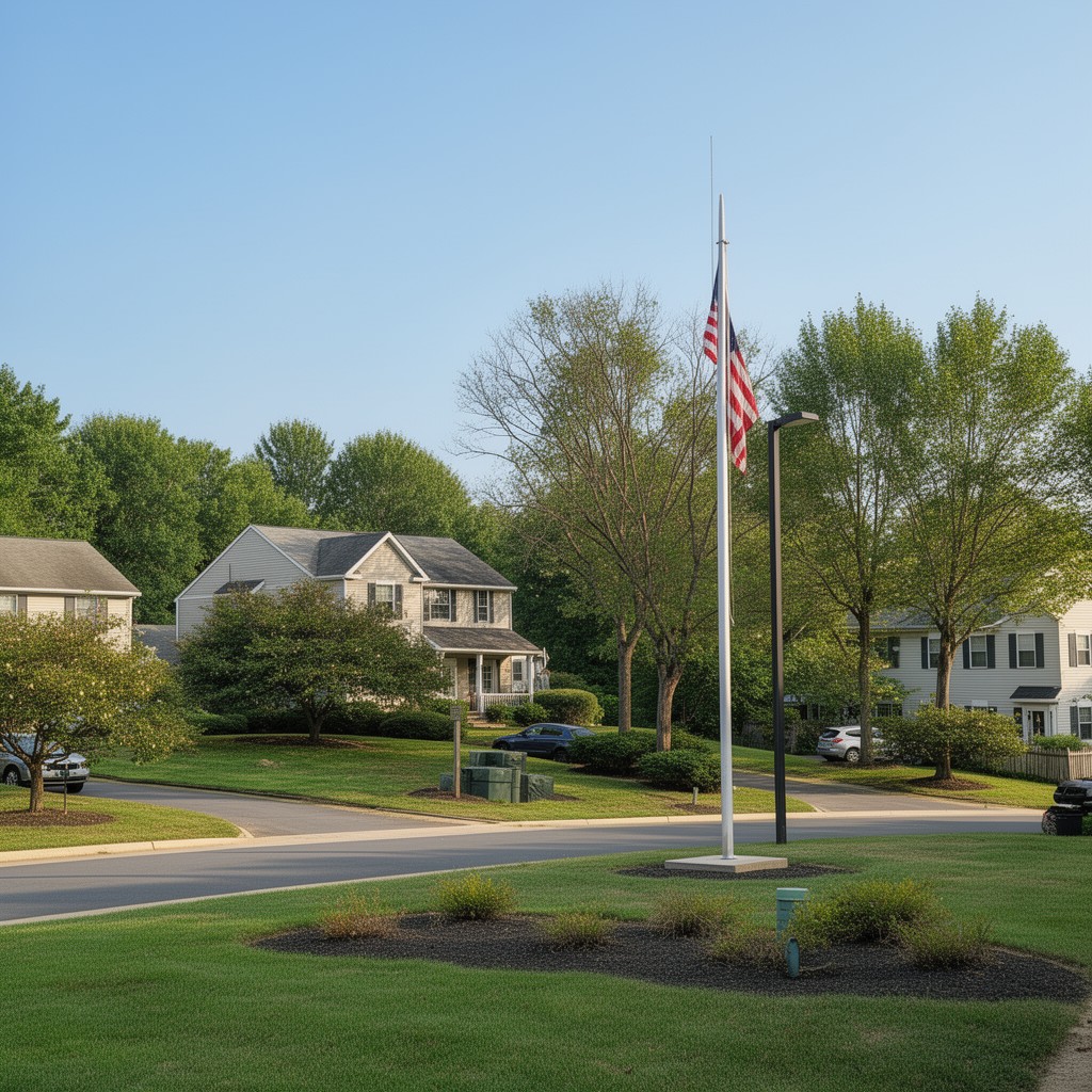 AI-generated illustration of Hillsborough Township, New Jersey
