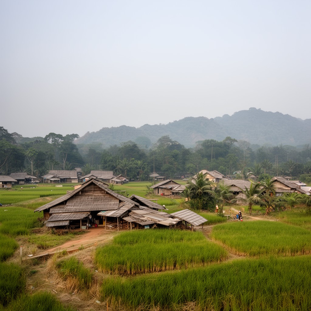 AI-generated illustration of Phú Xuyên District