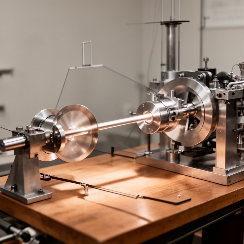 AI-generated illustration of Michelson–Morley experiment