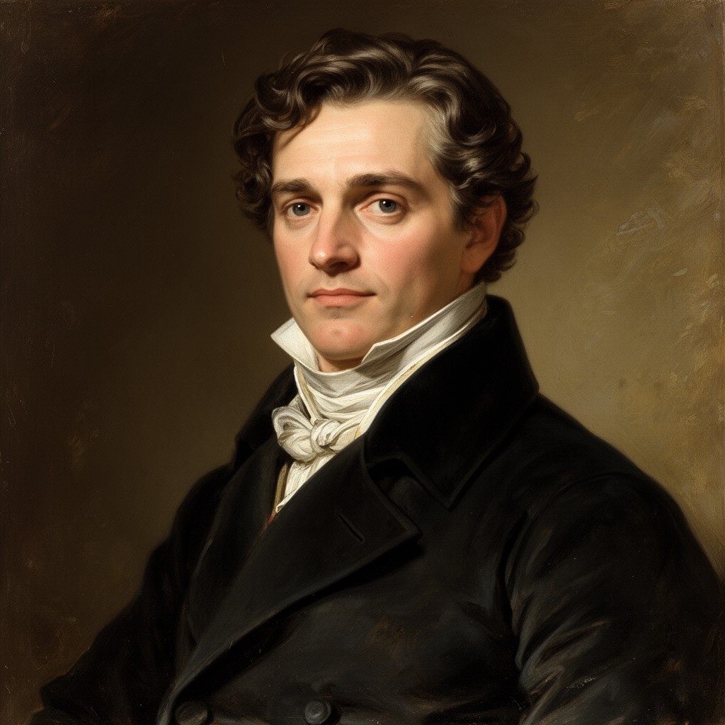 AI-generated illustration of Antoine Étex