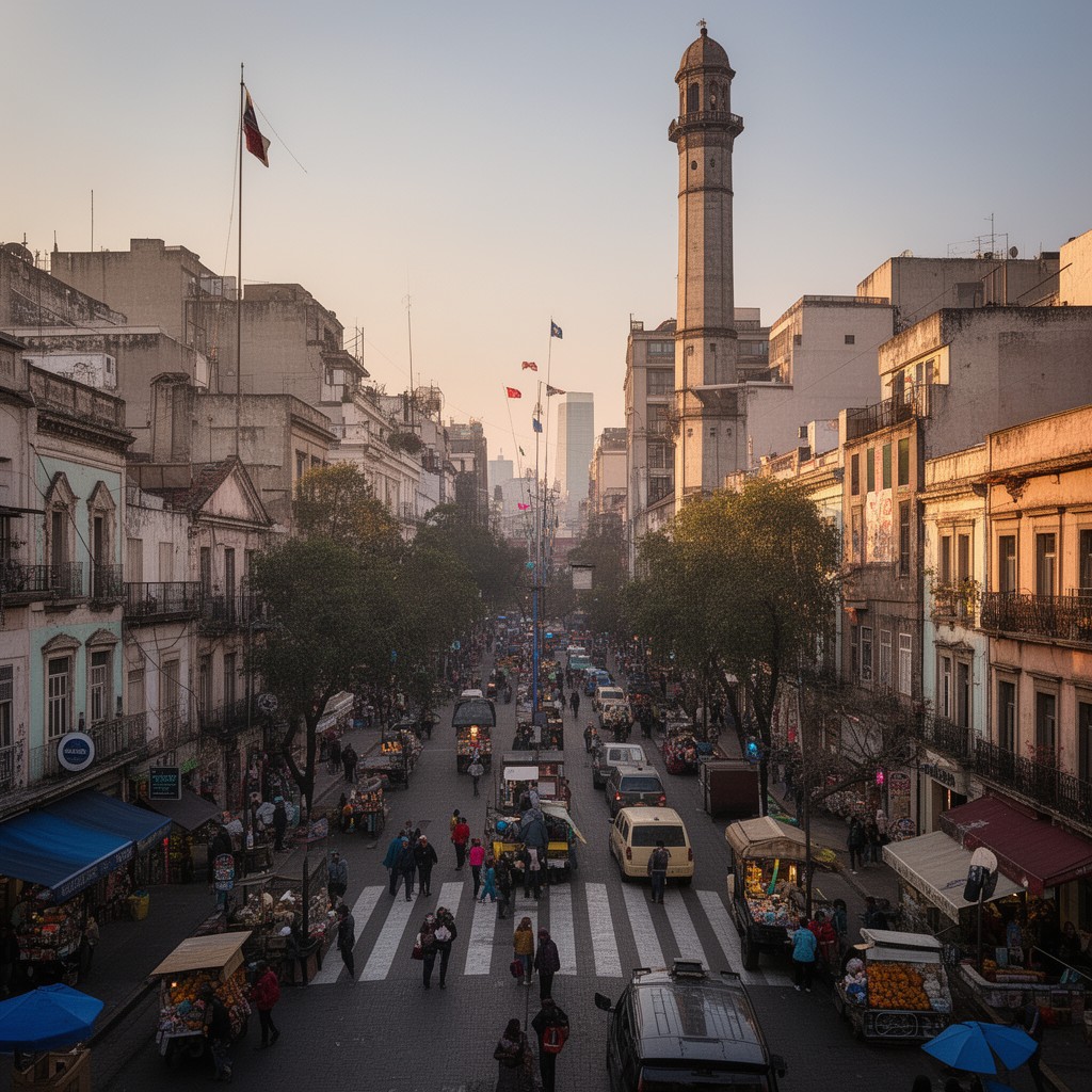 AI-generated illustration of Colonia Buenos Aires