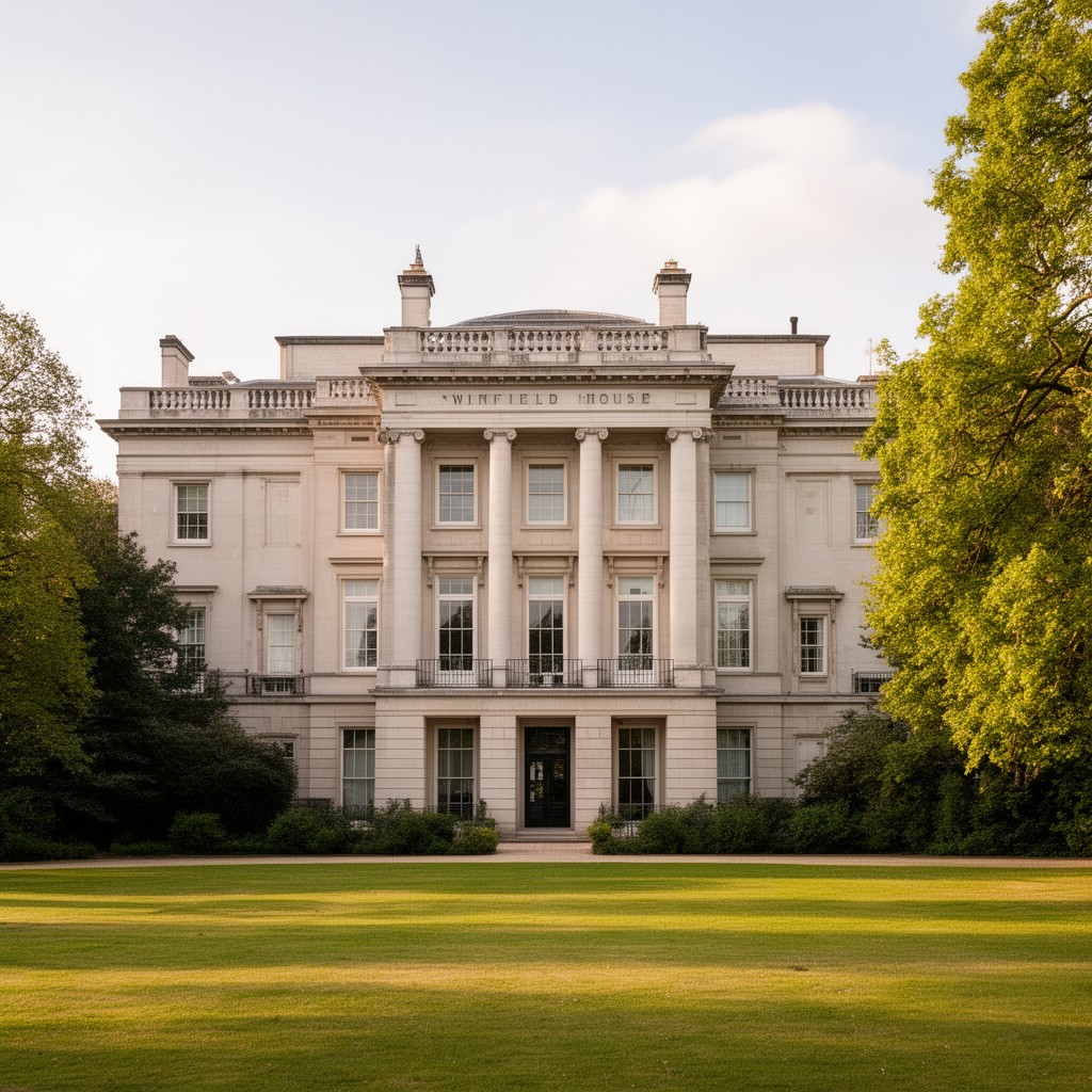 AI-generated illustration of Winfield House