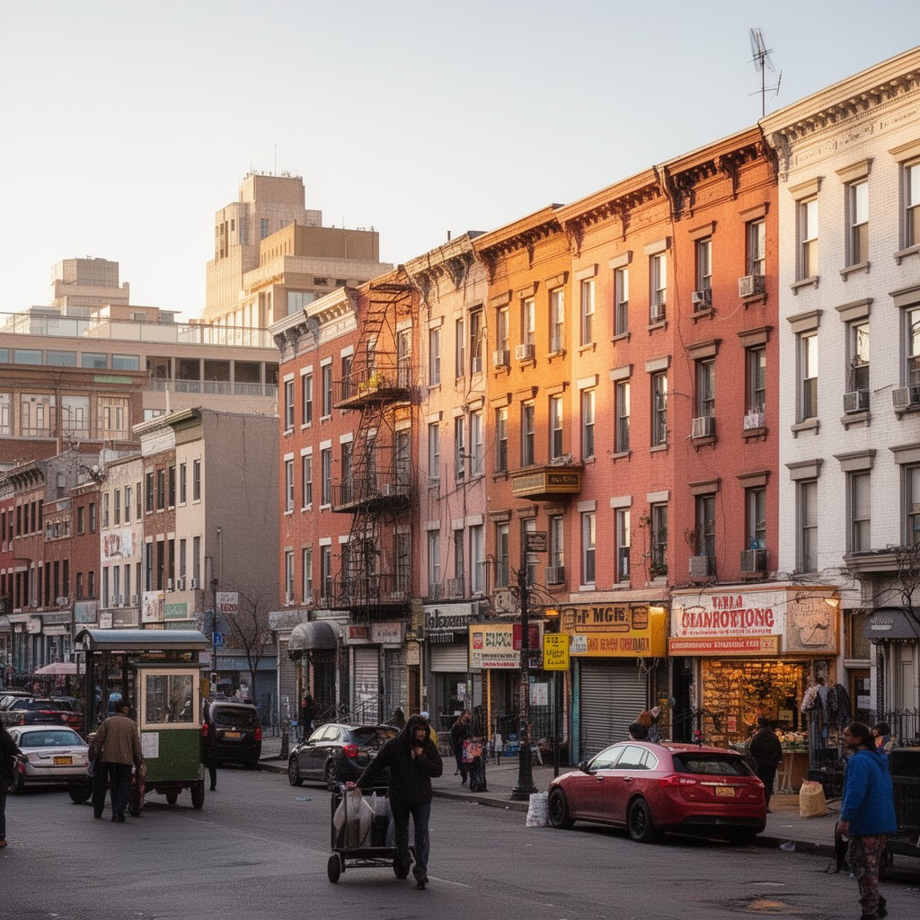 AI-generated illustration of South Philadelphia