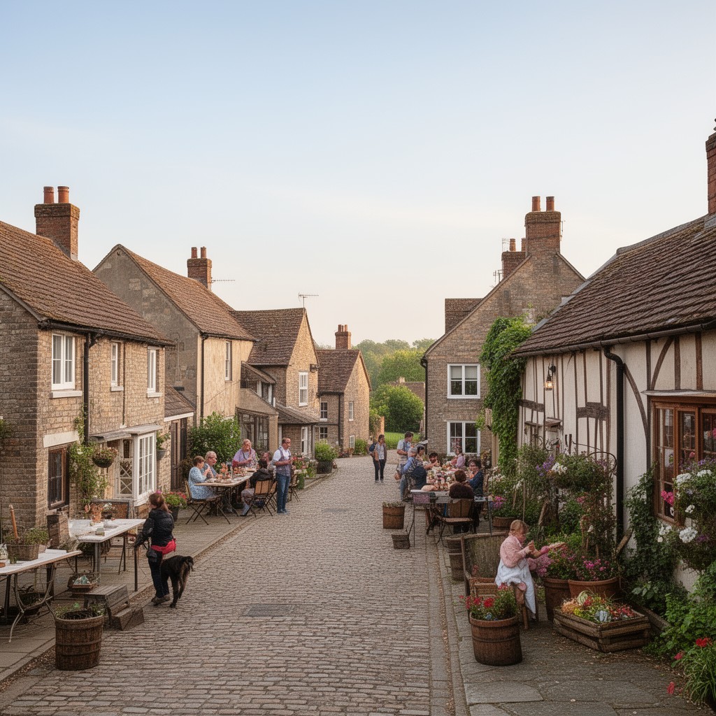AI-generated illustration of Thatcham