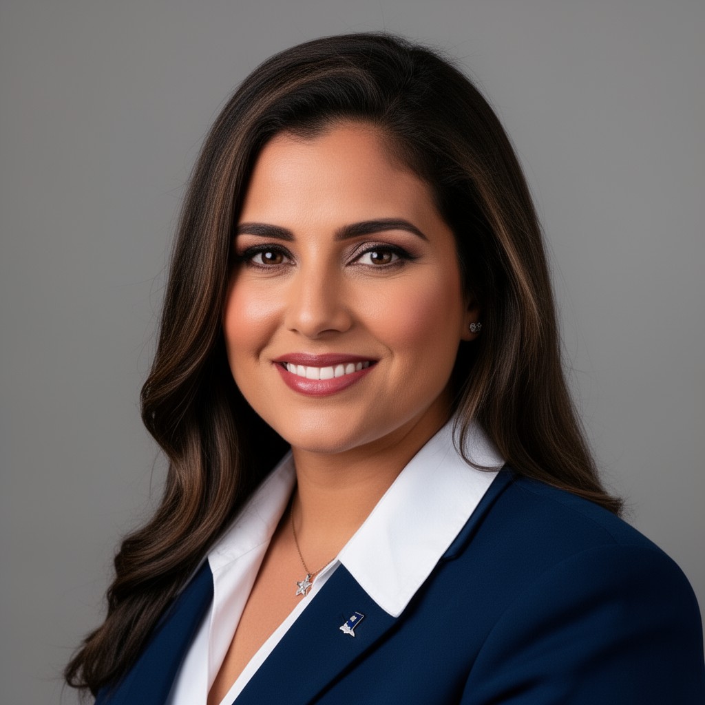 AI-generated illustration of Monica De La Cruz