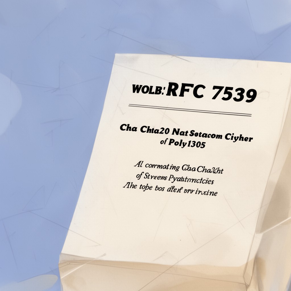 AI-generated illustration of RFC 7539