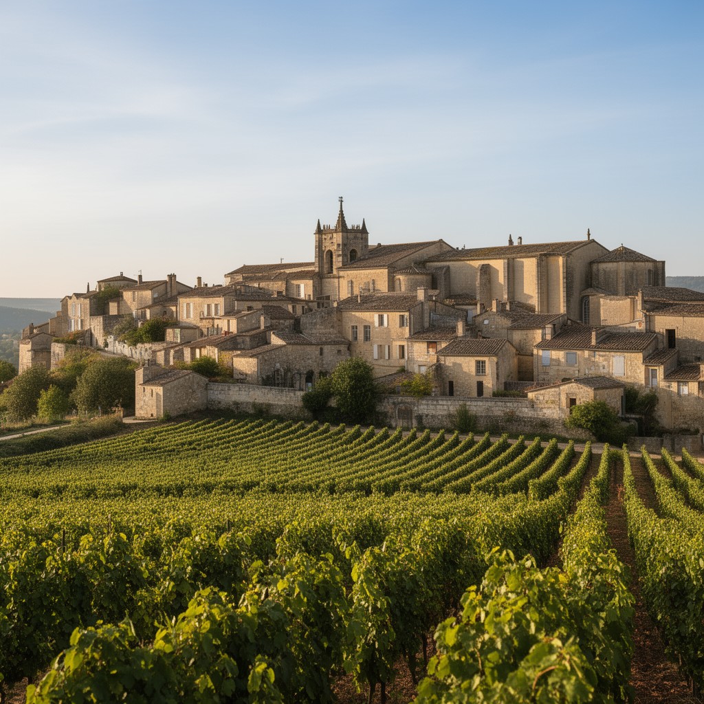 AI-generated illustration of Saint-Émilion