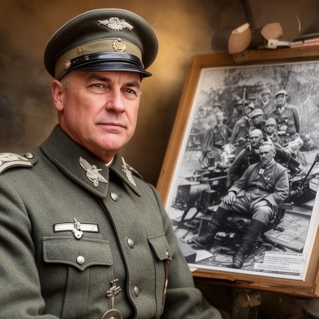 AI-generated illustration of Tadeusz Kutrzeba