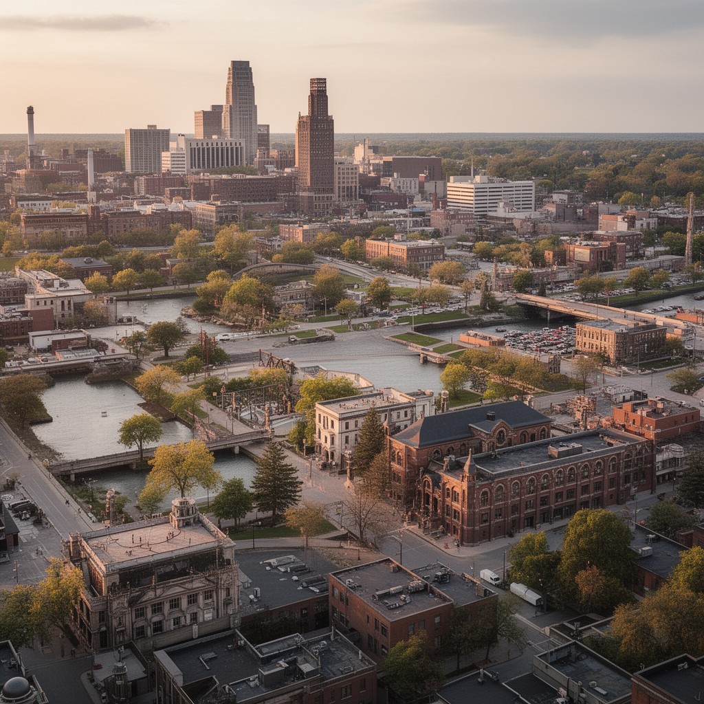 AI-generated illustration of Battle Creek