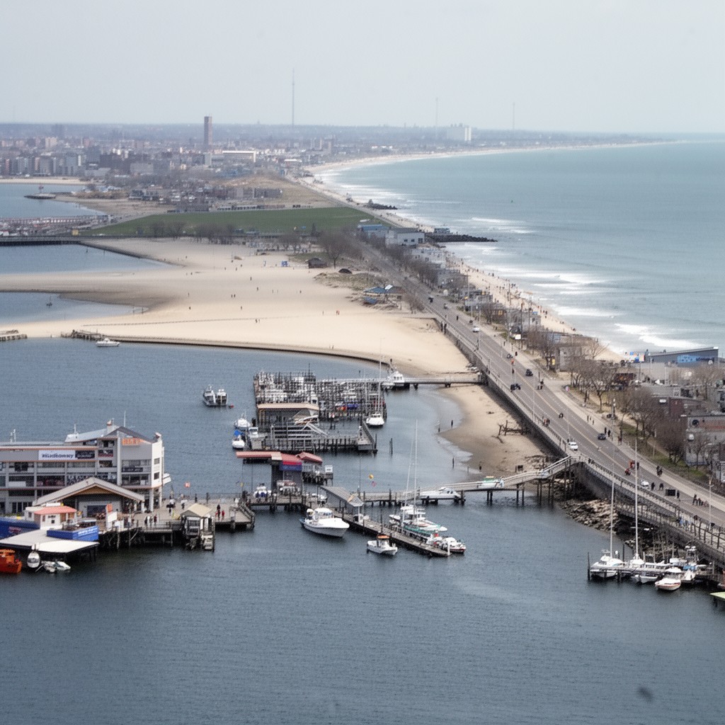 AI-generated illustration of Rockaway Peninsula